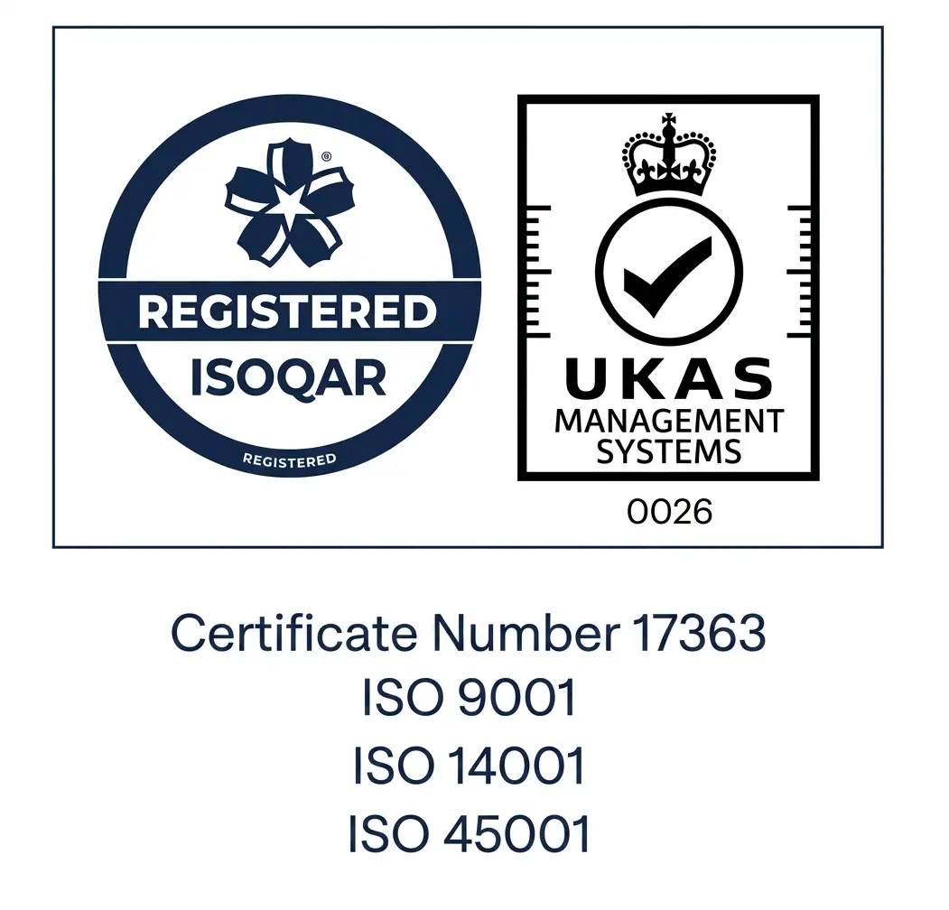 ISOQAR joint logo all white